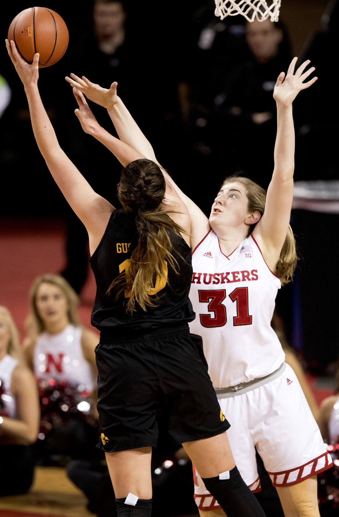 Iowa vs. Nebraska women's basketball, 1/16/18